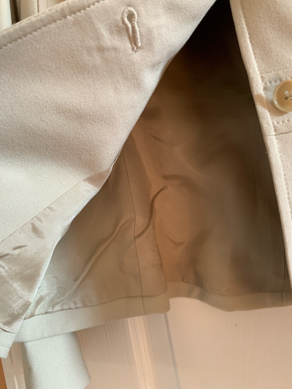 Tahari ASL Tan Two-Piece Pant Suit - Picture 8 of 13